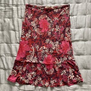 Free People Vintage Floral Midi Skirt